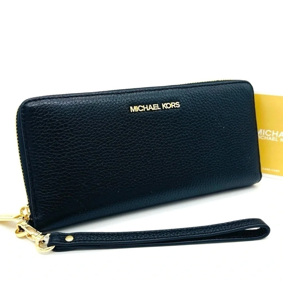 Michael Kors Handbags - Michael Kors Large Continental Wallet Wristlet Black (NWT)